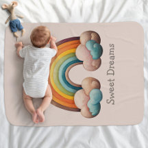 Fantasievoller Regenbogen in personalisierter Wolk
