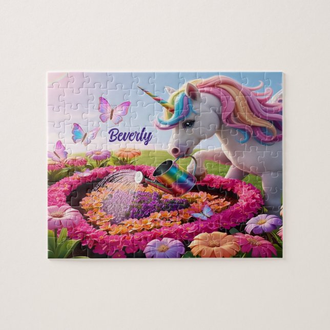 Fantasievolles Gartengartenkunst, Magischer Schmet Puzzle (Horizontal)