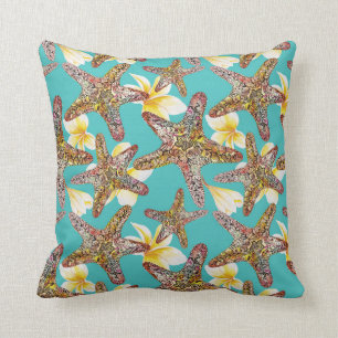 Fantasievolles Starfish-Muster Kissen