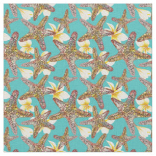 Fantasievolles Starfish-Muster Stoff
