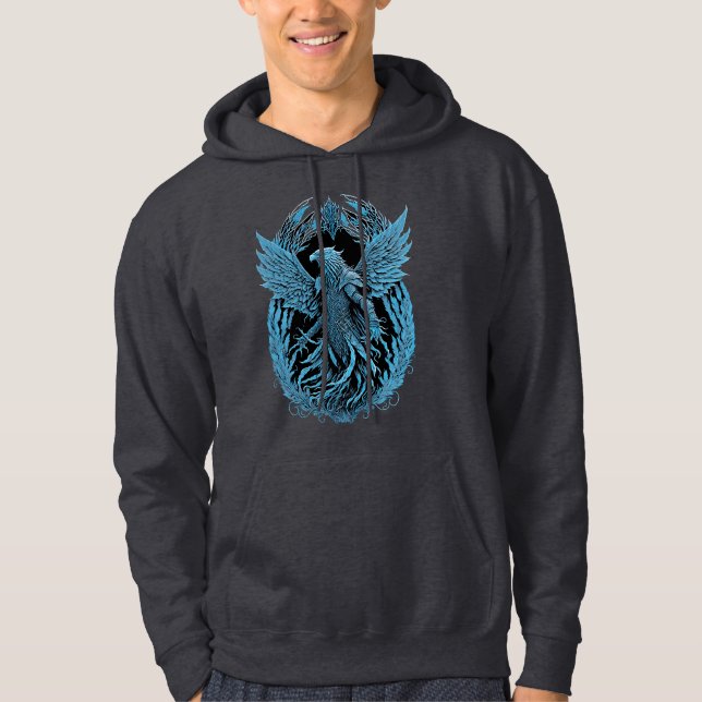 Fantasiewesen | Mittelalterlicher Adler Hoodie (Vorderseite)