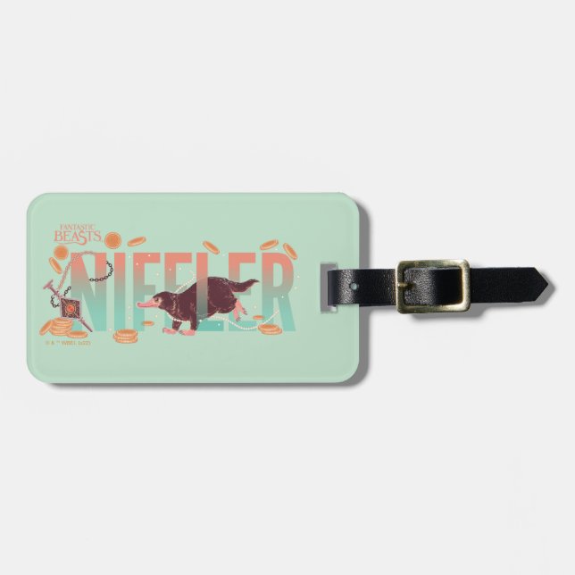 Fantastic Beasts Niffler Gepäckanhänger (Vorderseite horizontal)
