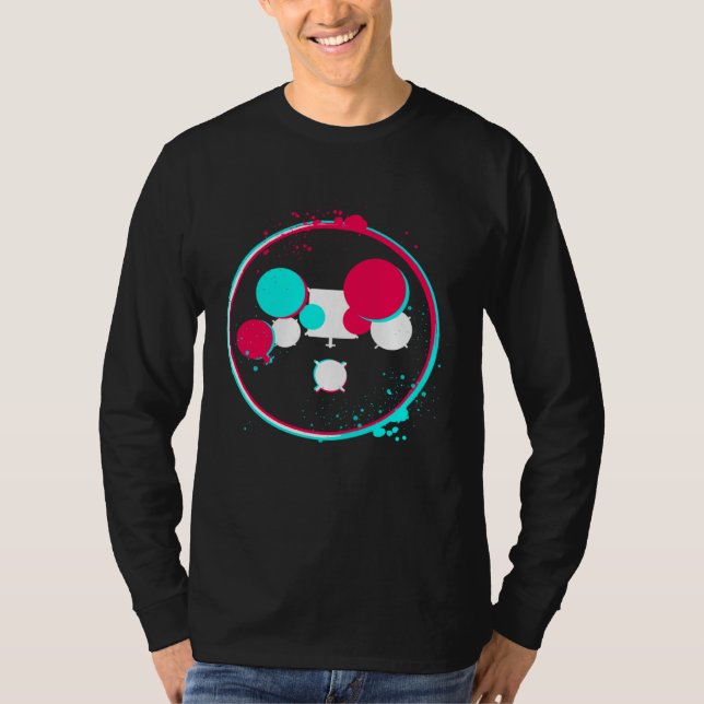 Fantastic colourful drum T-Shirt (Vorderseite)