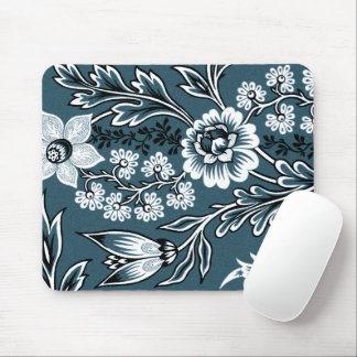 Fantastic Flowers (Slate Teal) Fine Art Mousepad