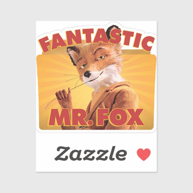 Fantastic Mr Fox Aufkleber (Blatt)