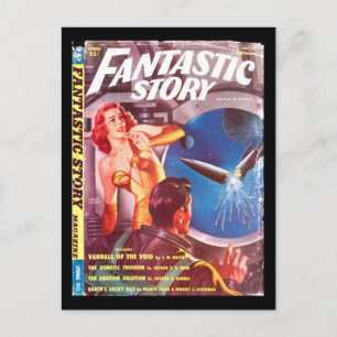 Fantastic Story Quarterly v02 n02 (1951-Frühling.T Postkarte