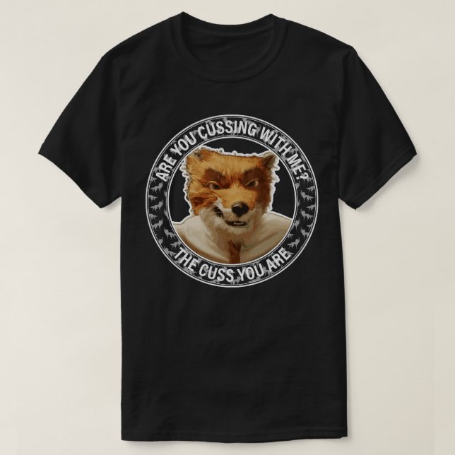 FantasticFox Foxy Cussing Circle Clean T-Shirt (Design vorne)
