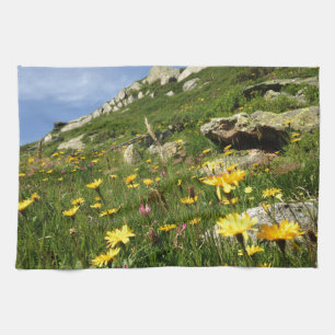 Fantastisch! Alpenische Blume Handtuch
