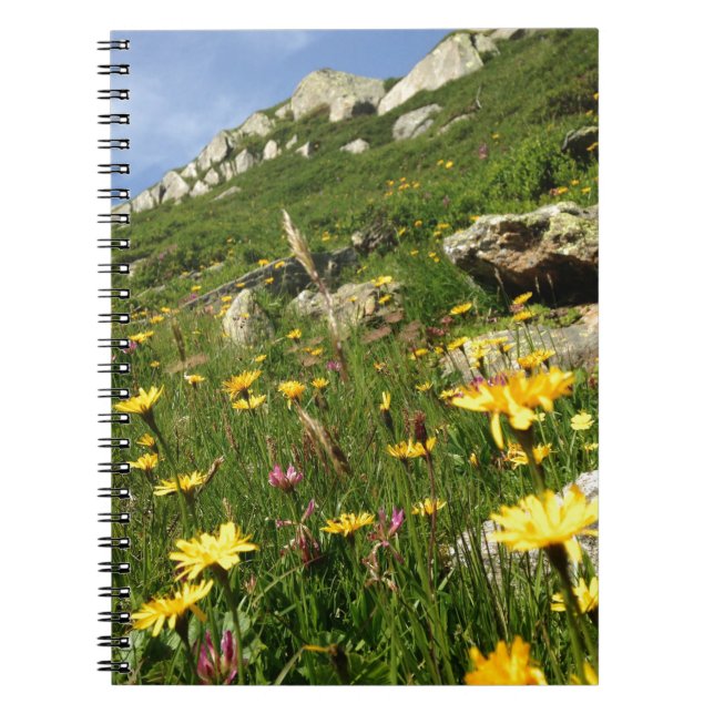 Fantastisch! Alpenische Blume Notizblock (Vorderseite)