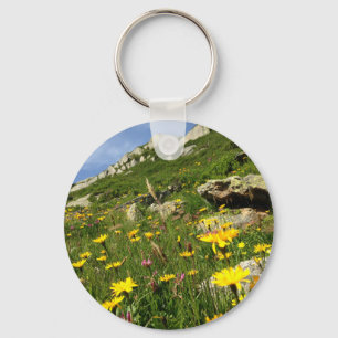 Fantastisch! Alpenische Blume Schlüsselanhänger