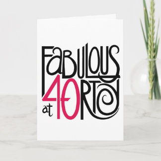 Fantastisch bei der 40-Karte Karte