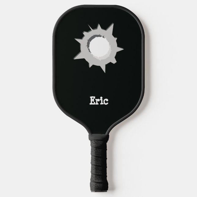Fantastisch Cooles Design Ein Loch Personalisierte Pickleball Schläger (Vorderseite)