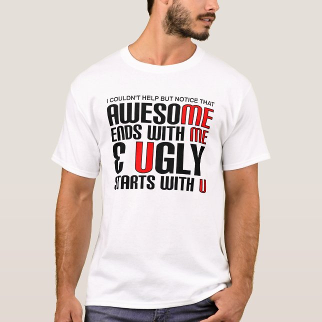 Fantastisch ich lustiger T - Shirt (Vorderseite)