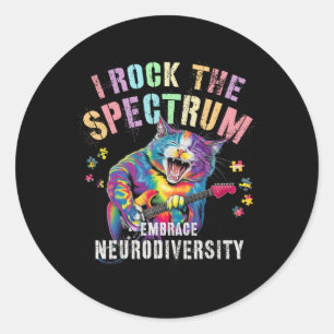 Fantastisch, ich rocke das Spektrum Autismus Mutte Runder Aufkleber