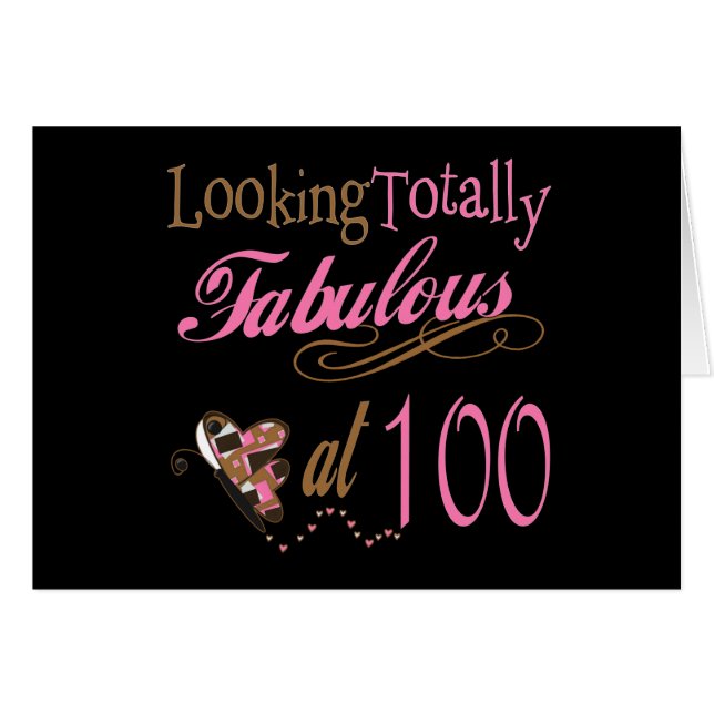 Fantastisch im Alter von 100 Jahren (Vorderseite (Horizontal))
