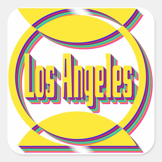 Fantastisch Los Angeles 1 Sticker (Vorderseite)