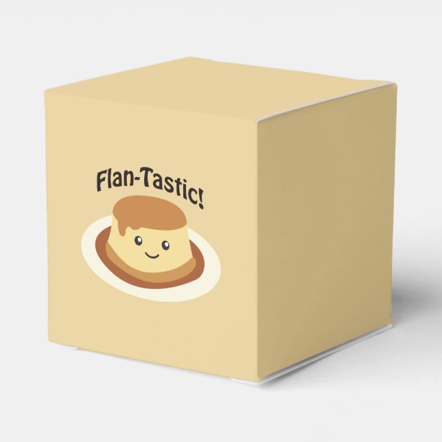 Fantastisch! Niedlicher Flan Geschenkschachtel (Rückseite)