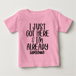 Fantastisch phantastisches neues Baby Word Art Gir Baby T-shirt