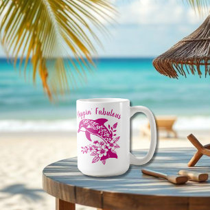 Fantastisch-pink-pinkfarben von der Hawaiianischen Kaffeetasse