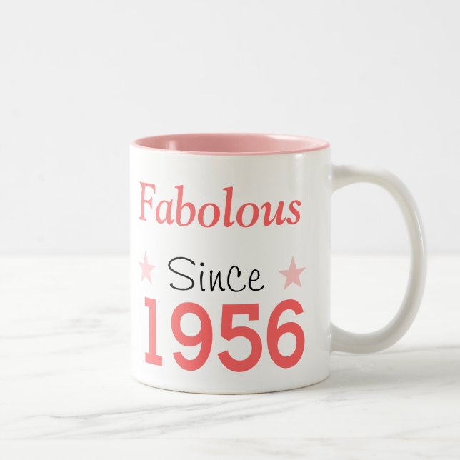 Fantastisch seit 1956 zweifarbige tasse (Rechts)