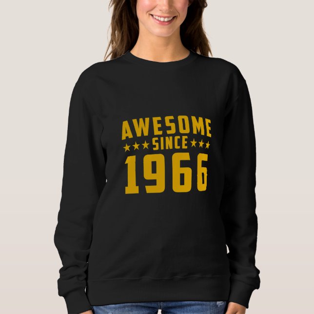 Fantastisch seit 1966 Geburtstag   Sweatshirt (Vorderseite)