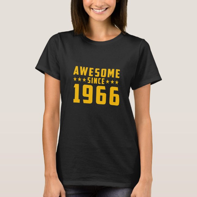 Fantastisch seit 1966 Geburtstag   T-Shirt (Vorderseite)