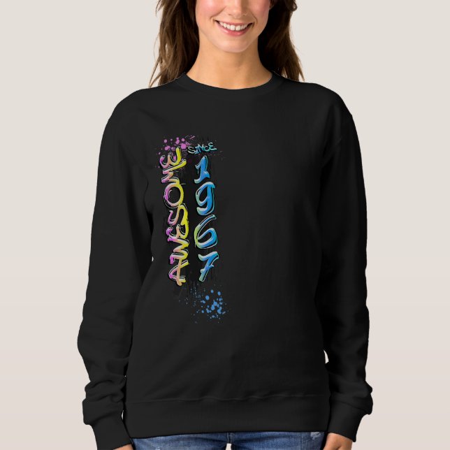 Fantastisch seit 1967 Graffiti-Motiv 1 Sweatshirt (Vorderseite)