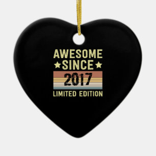 Fantastisch Seit 2017 Geburtstag Keramik Ornament