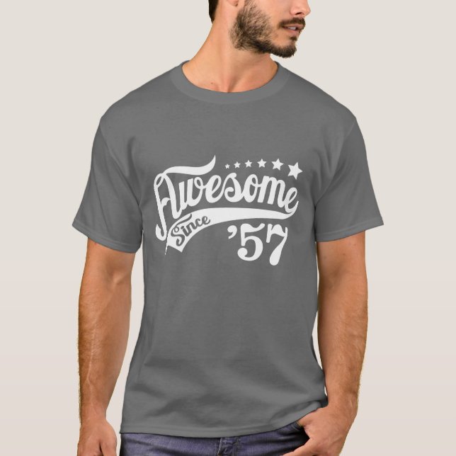 Fantastisch seit 57 T-Shirt (Vorderseite)
