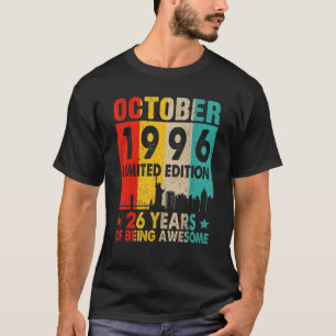 Fantastisch seit Oktober 1996 26. Geburtstag Vinta T-Shirt