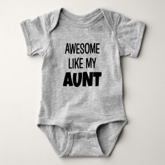 Fantastisch wie mein lustiges Baby-Shirt Tante Baby Strampler
