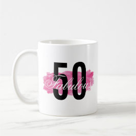 Fantastische 50 Girly Pink Wasserfarbe Kaffeetasse