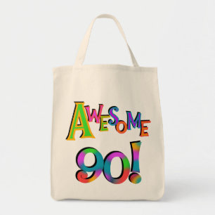 Fantastische 90 Geburtstag T - Shirts und Gifs Tragetasche