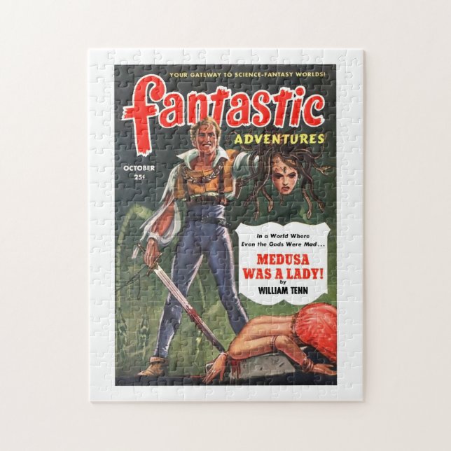 Fantastische Abenteuer (Oktober 1951) Puzzle (Vertikal)
