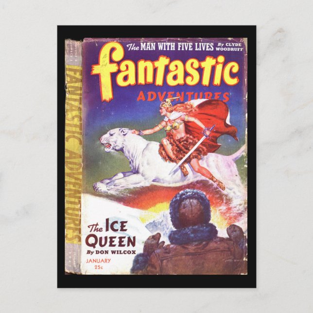 Fantastische Abenteuer v05 n01 (1943-01.Ziff-Davis Postkarte (Vorderseite)