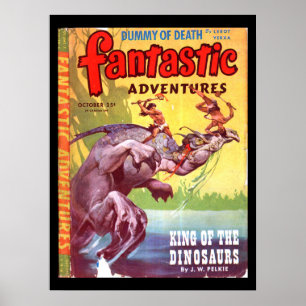 Fantastische Abenteuer v07 n04 (Okt 1945)_Pulp Art Poster