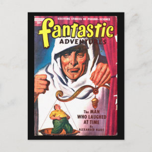 Fantastische Abenteuer v11 n08 (Aug 1949)_Pulp Art Postkarte