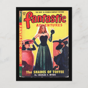 Fantastische Abenteuer v12 n06 (Juni 1950)_Pulp Ar Postkarte