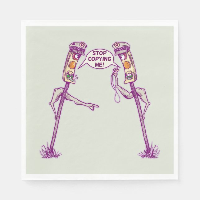 Fantastische Ampeln Serviette (Vorderseite)