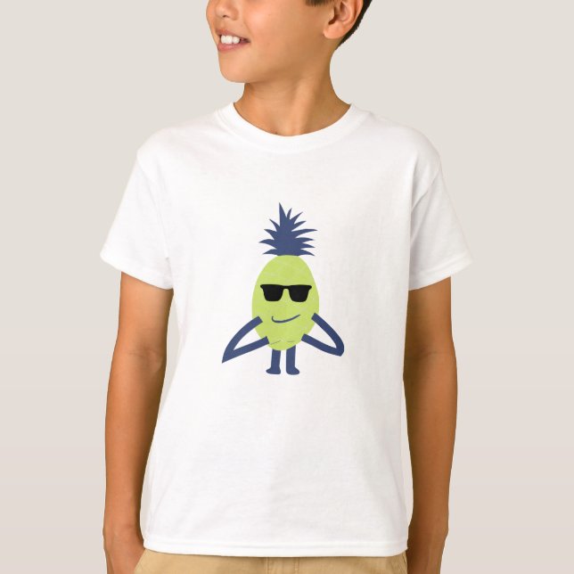 Fantastische Ananas-Kunst T-Shirt (Vorderseite)