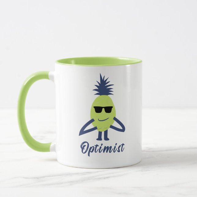 Fantastische Ananas-Kunst Tasse (Links)