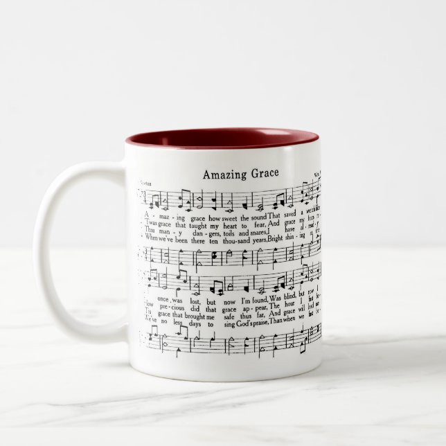 fantastische Anmut-Tasse Zweifarbige Tasse (Links)