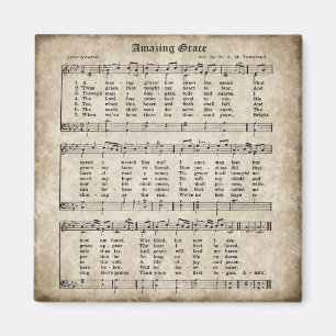 Fantastische Anmut-Vintager Art-Hymnen-Magnet Magnet