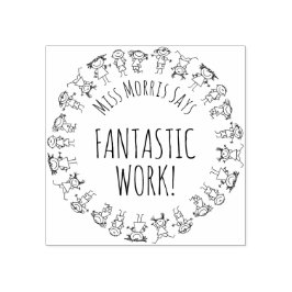 Fantastische Arbeit Personalisiert Lehrer Briefmar Gummistempel