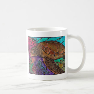 Fantastische Art des befleckten Glases der Tasse
