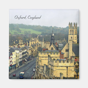 Fantastische Aussicht, Oxford, England, High Stree Magnet