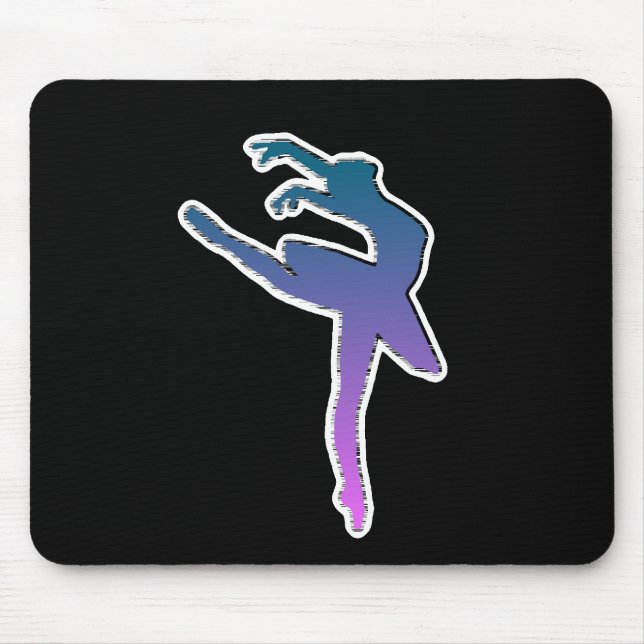 Fantastische Ballerina-Grafik Mousepad (Vorne)