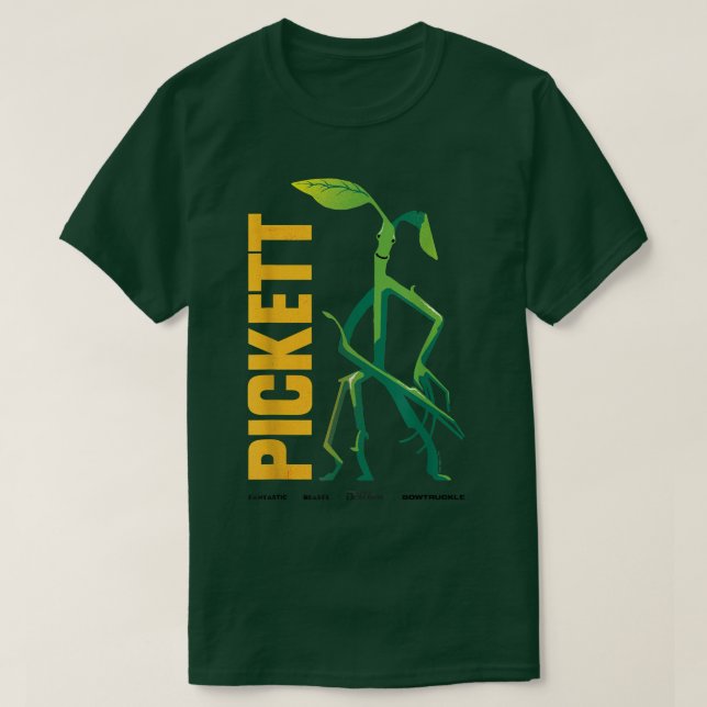 Fantastische Bestien 3 Pickett the Bowtruckle T-Shirt (Design vorne)