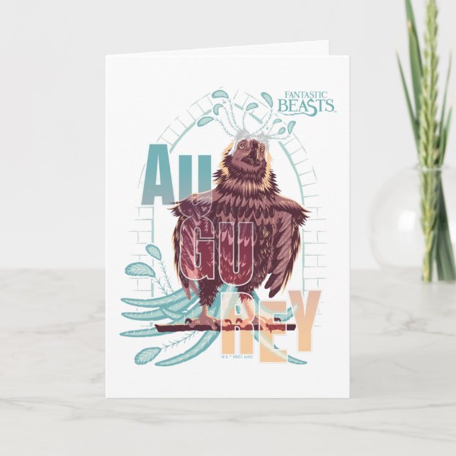 Fantastische Bestien Augurey Karte (Vorderseite)