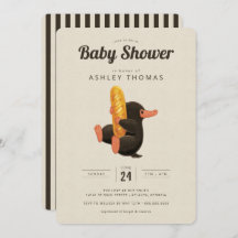 Fantastische Bestien - NIFFLER Baby Dusche Einladu